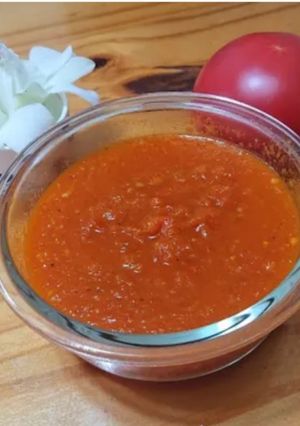 夏のトマトで手作りケチャップ-レシピのメイン写真