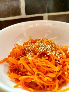 丸ごと1本!卵なしのにんじんしりしり-レシピのメイン写真