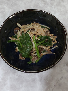 きのこ&ほうれん草のごまポンおひたし風-レシピのメイン写真