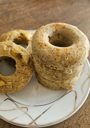 簡単 混ぜるだけ バナナの焼きドーナツ-レシピのメイン写真