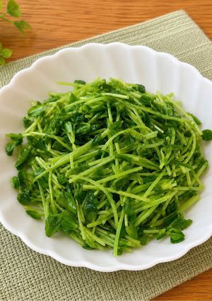 豆苗のナムル-レシピのメイン写真