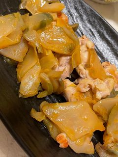 ザーサイと鶏ももの中華炒め-レシピのメイン写真