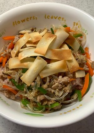 【保育園給食】パリパリ春巻き丼-レシピのメイン写真