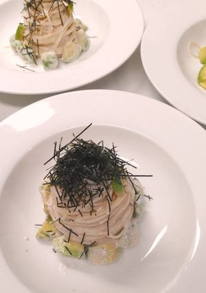 レモン香る冷製クリーム明太アボカドパスタ-レシピのメイン写真