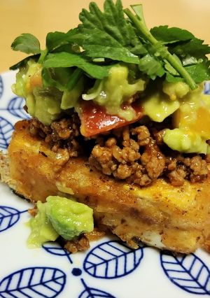 メキシカン豆腐☆白と黒のスプーン再現-レシピのメイン写真