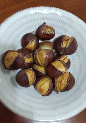 栗★ぽろたん★をトースターで焼いてみた-レシピのメイン写真