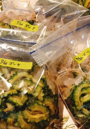 ゴーヤのお漬け物♪-レシピのメイン写真