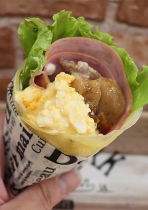 アレンジ満載!ライスペーパークレープ-レシピのメイン写真