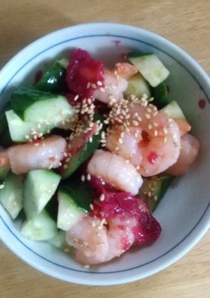 エビ梅干し-レシピのメイン写真