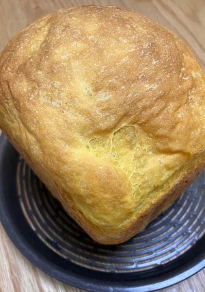 ノンバターかぼちゃパウダー入り豆腐食パン-レシピのメイン写真