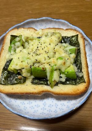 アボカドのチーズ海苔トースト-レシピのメイン写真