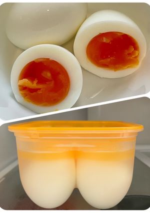 味玉容器で再現👉コンビニ塩玉子風🥚味玉💯-レシピのメイン写真