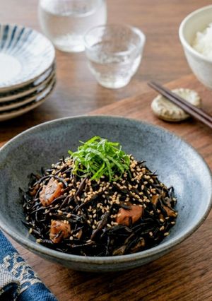 ごはんが進む！ひじきの梅煮-レシピのメイン写真