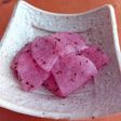 ゆかりで大根の甘酢漬け
