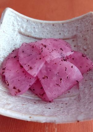 ゆかりで大根の甘酢漬け-レシピのメイン写真