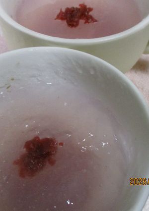 爽やかな梅ゼリー😋-レシピのメイン写真