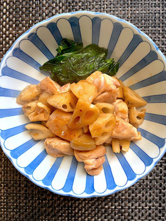 レンコンと鶏の昆布出汁煮-レシピのメイン写真