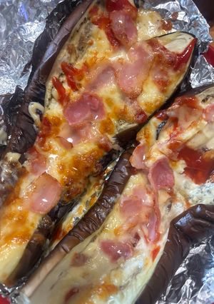 長茄子ピザ-レシピのメイン写真
