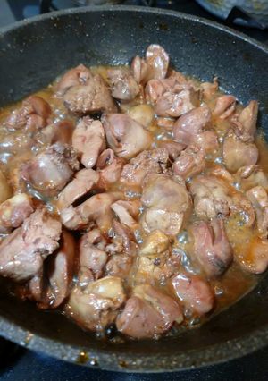酷暑には焼鳥風鶏レバーを手早く作ろう-レシピのメイン写真