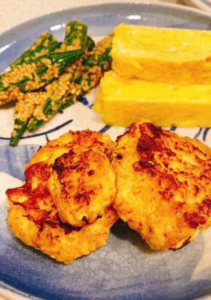 ふわふわ鶏ハンバーグ-レシピのメイン写真
