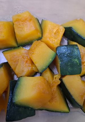 レンジでカボチャの煮物-レシピのメイン写真