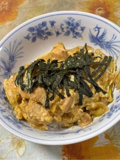 鶏ささみの鶏がらスープ親子丼-レシピのメイン写真