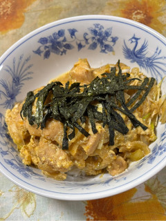 鶏ささみの鶏がらスープ親子丼-レシピのメイン写真