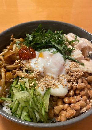 夏に美味しい😋ねばとろ冷やし麺-レシピのメイン写真