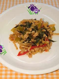 色とりどりの切り干し大根のソース炒め-レシピのメイン写真