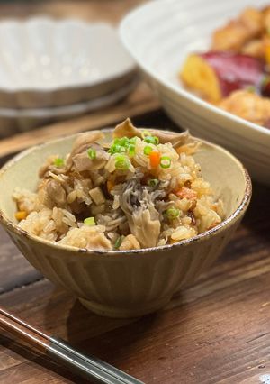 舞茸の炊き込みごはん(2合)-レシピのメイン写真