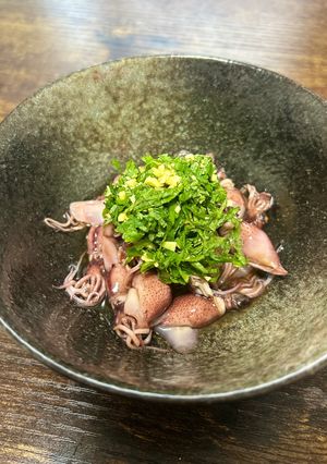 【春4番】ホタルイカの大葉生姜和え-レシピのメイン写真