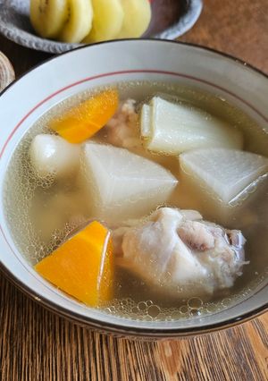 手羽と根菜の中華スープ-レシピのメイン写真