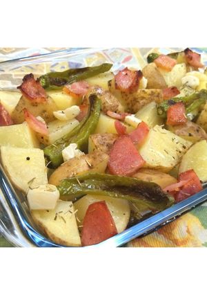 ベーコンポテトのオーブン焼き★動画あり★-レシピのメイン写真