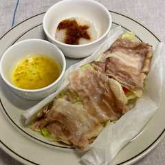 รูปของ 豚バラ肉のキャベツ蒸し