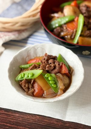 作り置きにも◎春野菜のほくほく肉じゃが-レシピのメイン写真
