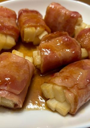 【子供ウケ抜群🥔】長芋のベーコン巻き-レシピのメイン写真
