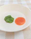 【離乳食初期】トマトとレタスのペースト