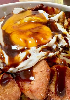 焼豚玉子飯丼風-レシピのメイン写真