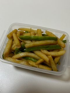 インゲン豆とじゃがいものオイスター炒め-レシピのメイン写真