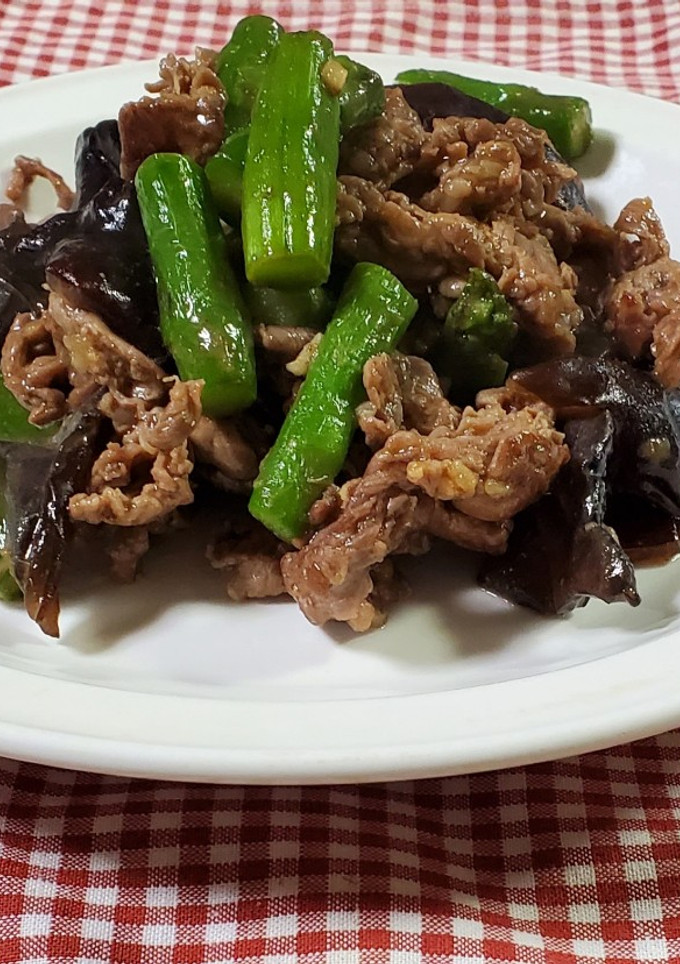 牛肉ときくらげの牡蠣だし醤油炒め-レシピのメイン写真