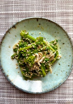 菜の花としらすの簡単味噌和え-レシピのメイン写真