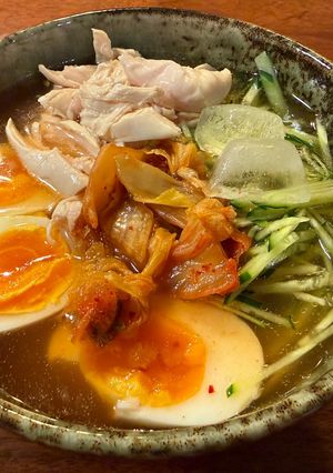 ダイエットレシピ・しらたき冷麺-レシピのメイン写真