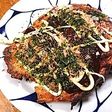 オーブングリルで美味しい米粉のお好み焼き