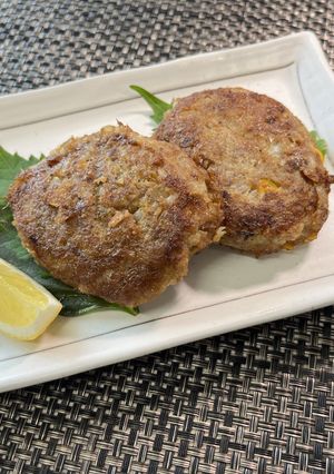 さばのもちもち照り焼きハンバーグ-レシピのメイン写真