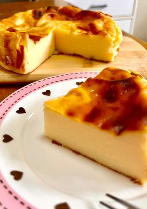 簡単！混ぜるだけべークドヨーグルトケーキ-レシピのメイン写真