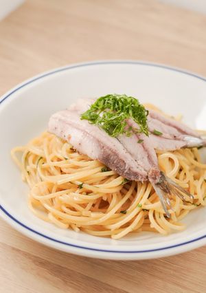 レアイワシのオイルパスタ-レシピのメイン写真
