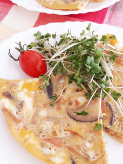 基本の重ね煮で☆簡単オープンオムレツ-レシピのメイン写真