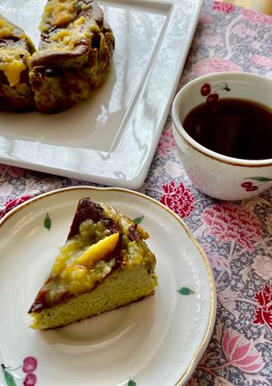 オレンジ抹茶バスクチーズケーキ♡-レシピのメイン写真