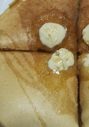 卵が無くてもモチッとふわふわホットケーキ-レシピのメイン写真