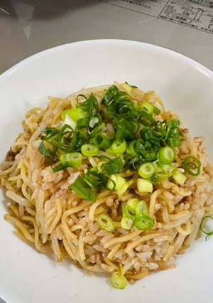 【※】肉みそのそばメシ 簡単で美味しい-レシピのメイン写真